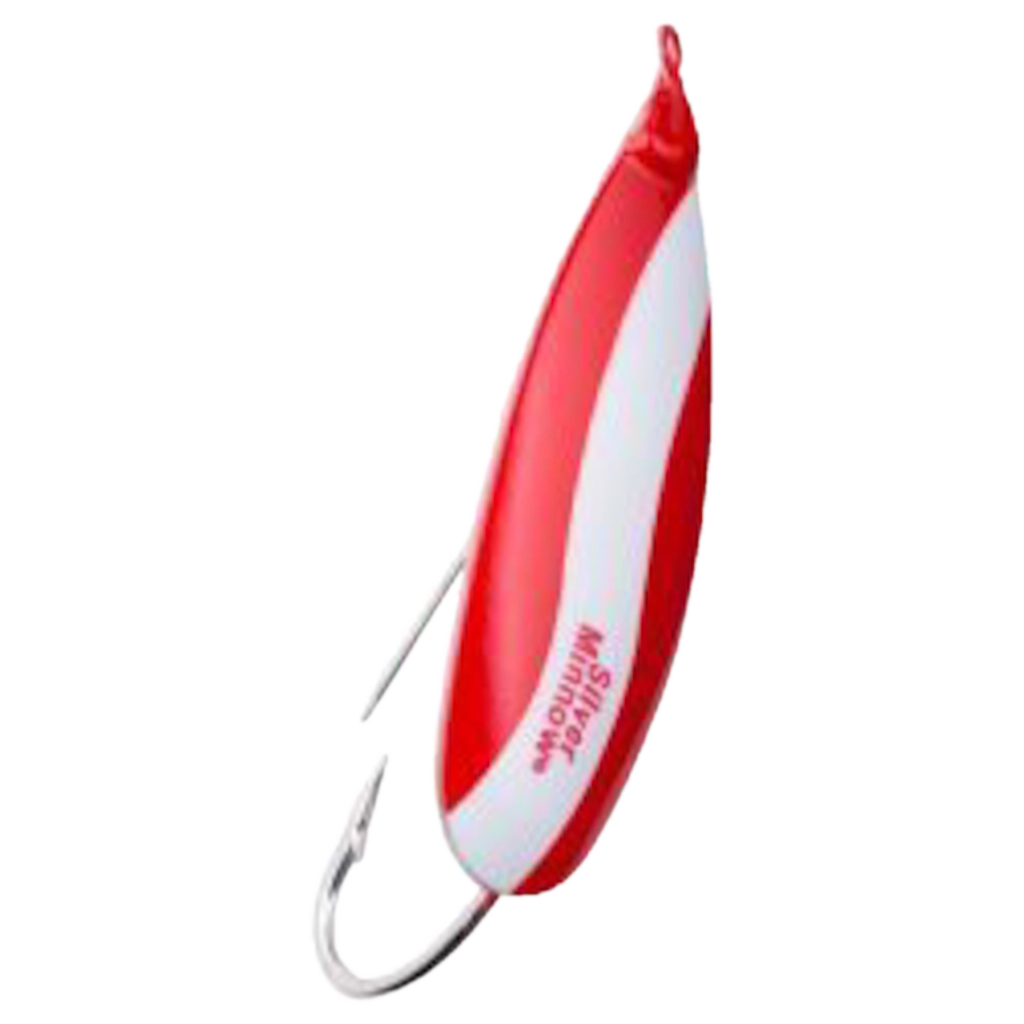 SILVER MINNOW 3/4OZ RED WHITE