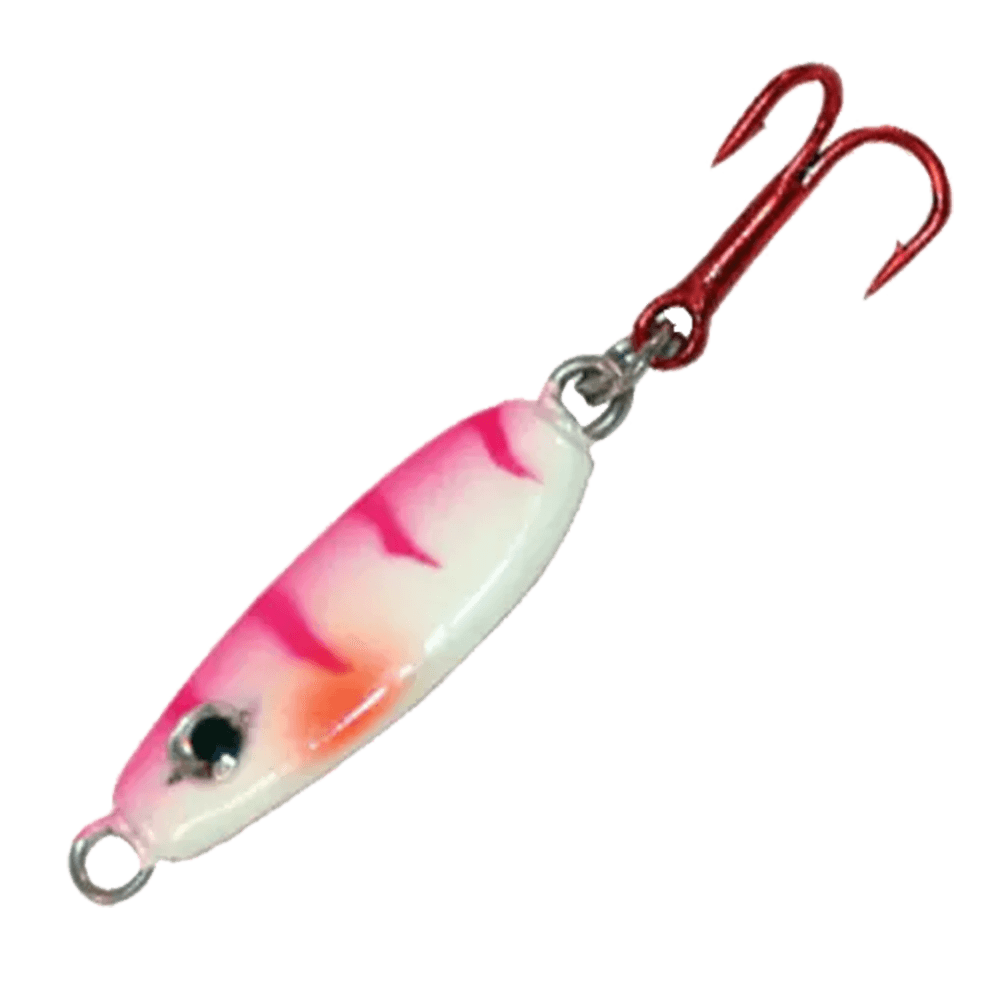 UV FORAGE MINNOW SPOON PINK TIGER 1/8OZ