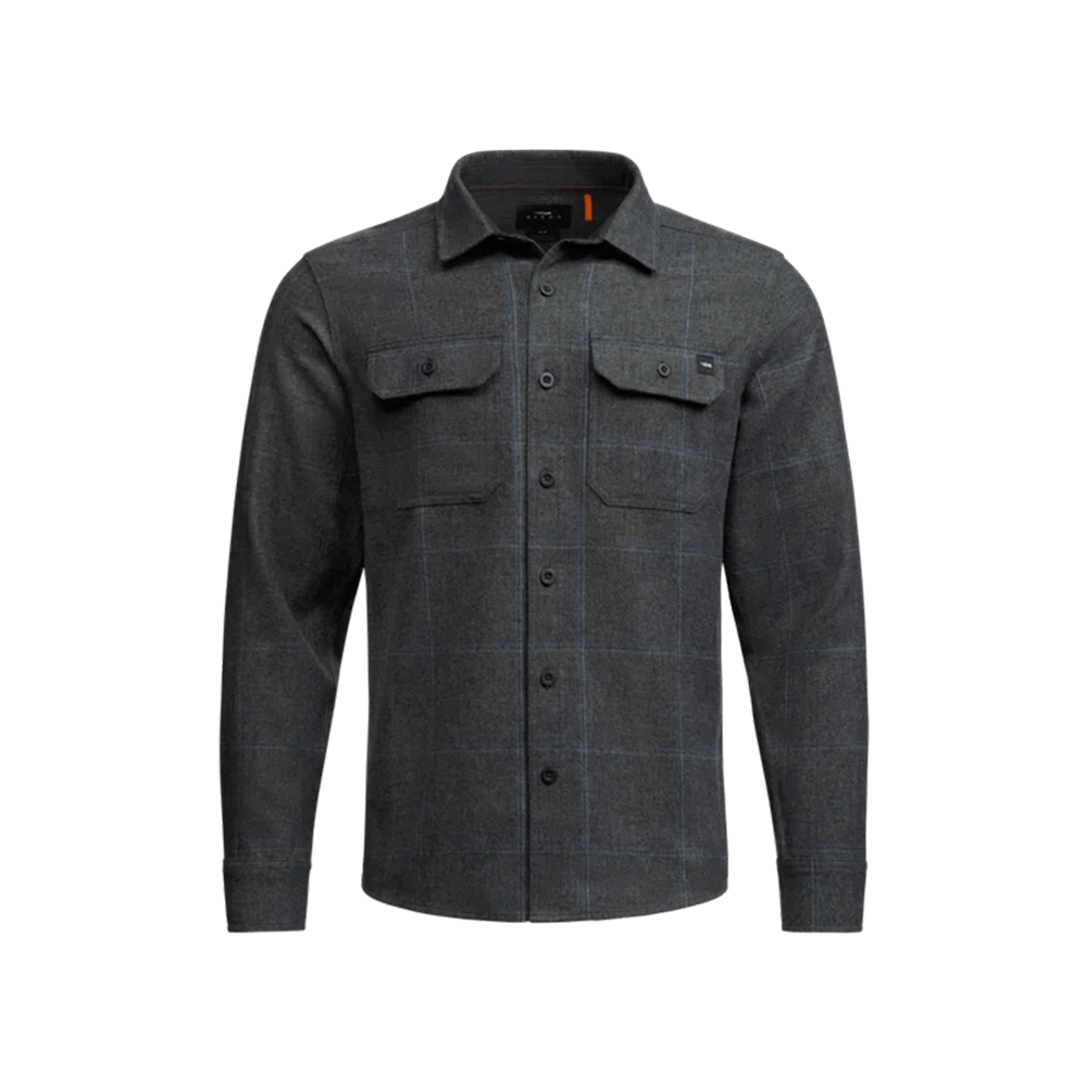 SITKA HARDWOOD HW FLANNEL SHIRT - OBSIDIAN BLUE FALL PLAID