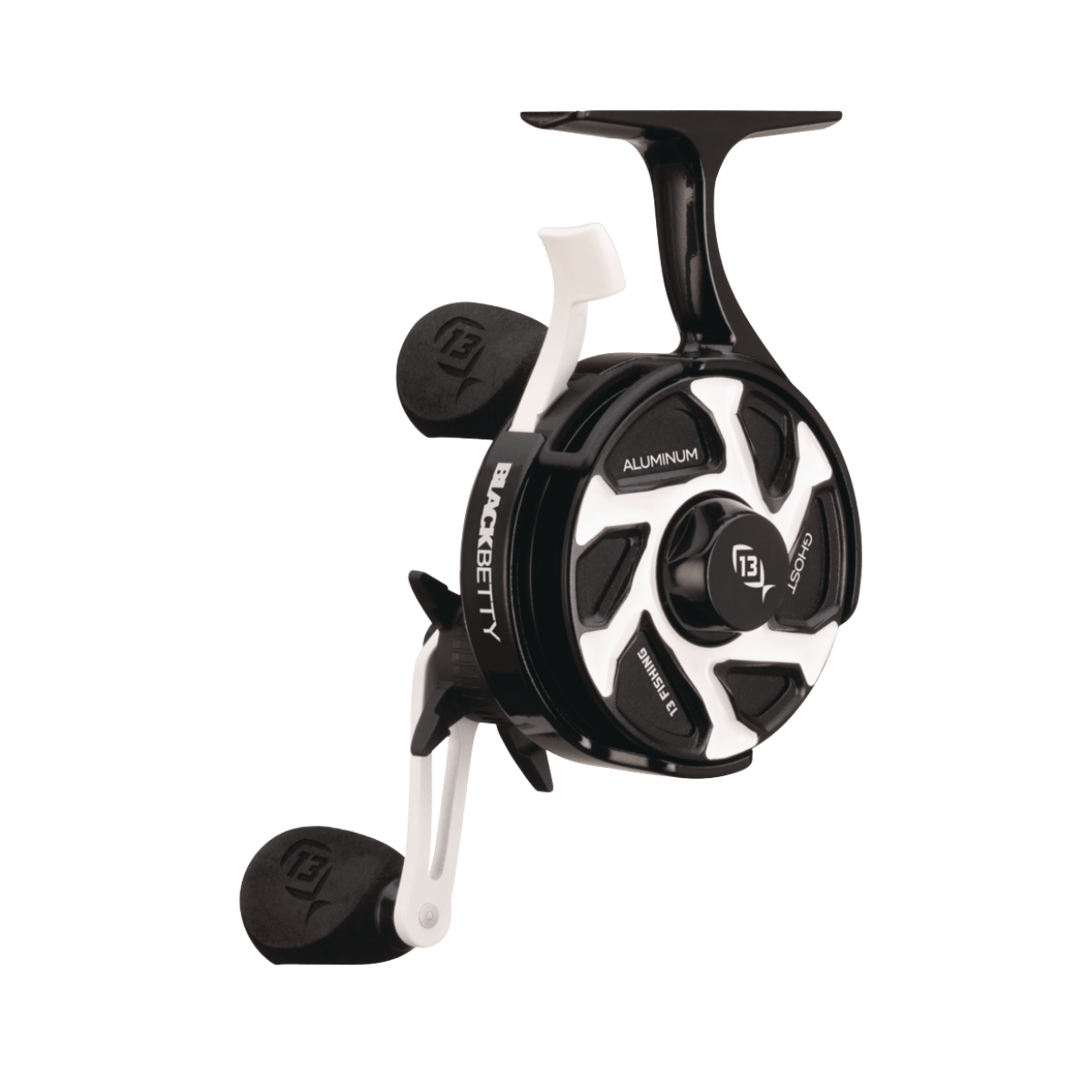 13 FISHING FREEFALL GHOST ALUMINUM ICE REEL