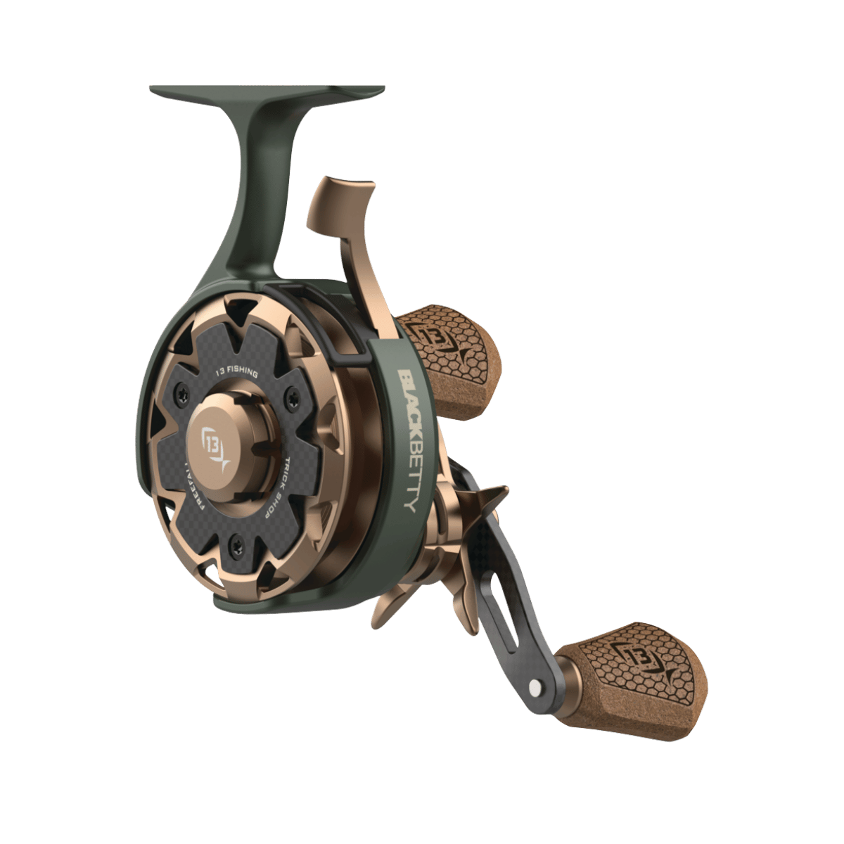 13 FISHING FREEFALL TRICK SHOP ICE REEL 2.5-RIGHT HAND