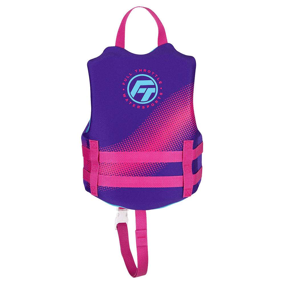 NEOPRENE CHILD VEST - RAPID DRY - USCG APPROVED LIFE JACKET back side