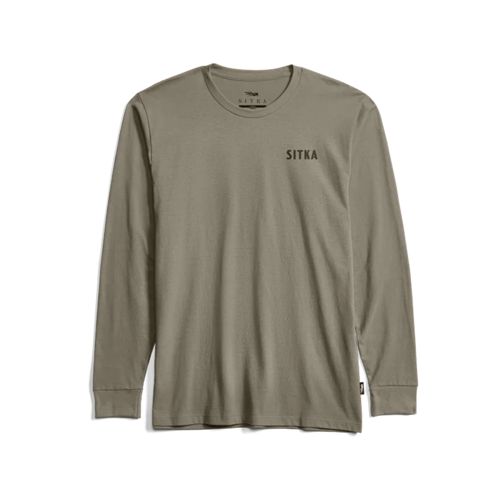 SITKA TYPICAL L/S TEE - OAK - FRONT SIDE