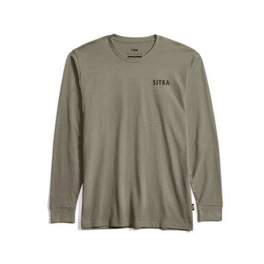 SITKA TYPICAL L/S TEE - OAK - FRONT SIDE