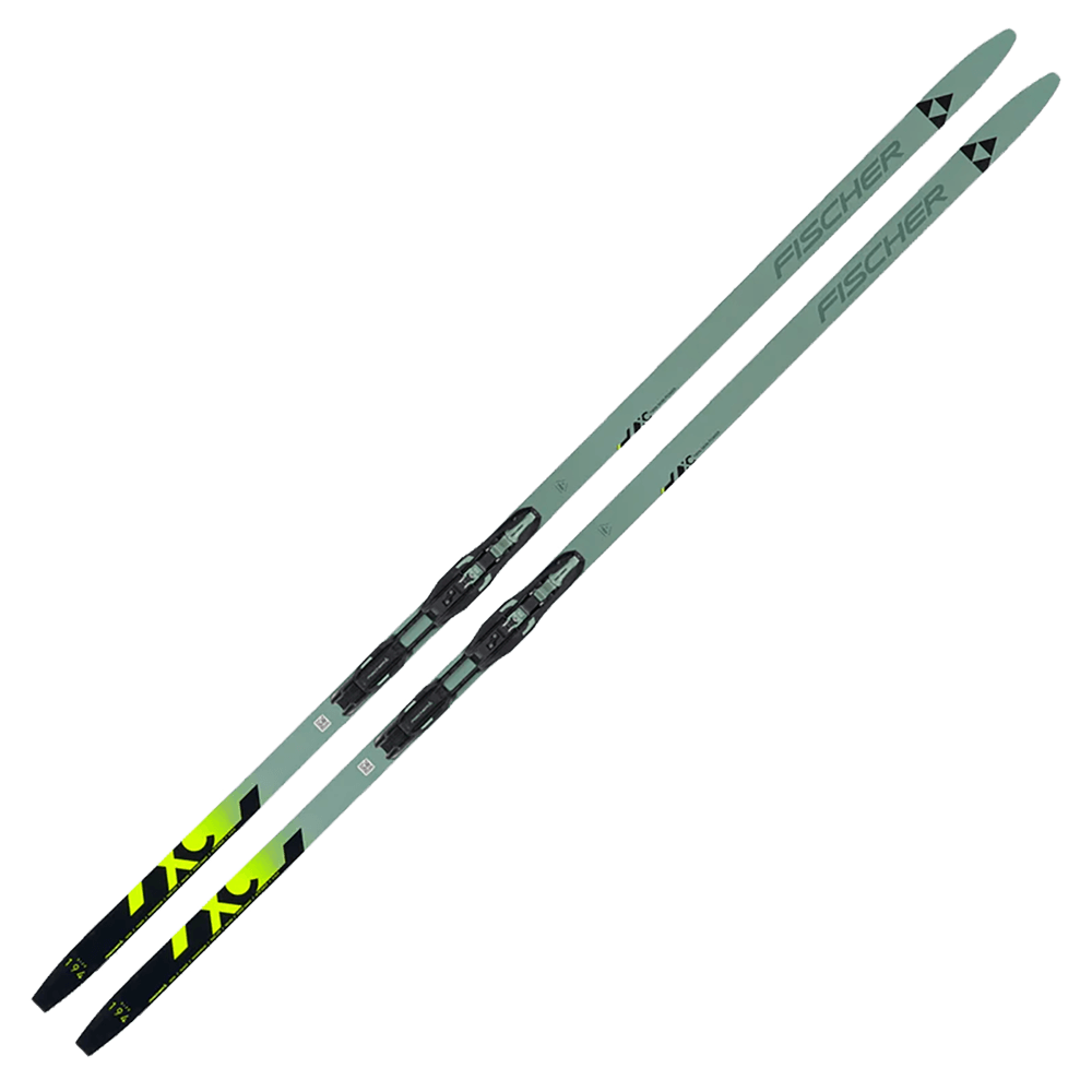 FISCHER TWIN SKIN POWR MD EF NORDIC SKIS + TOUR STEP-IN BINDINGS 24/25
