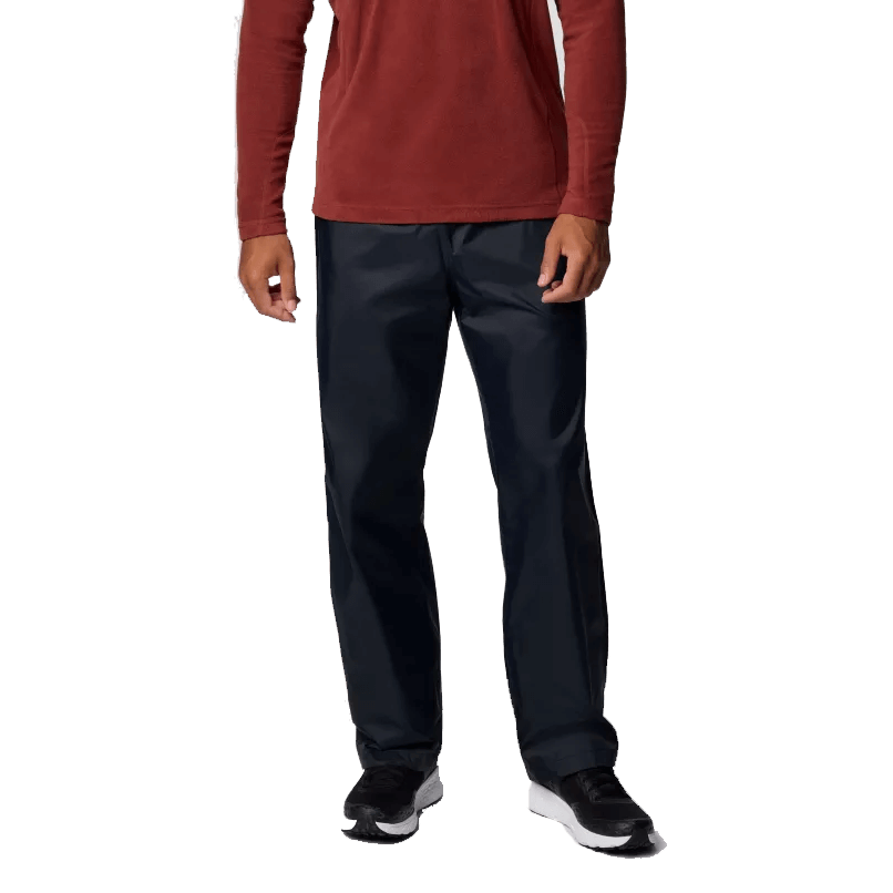 COLUMBIA MEN'S REBEL ROAMER II RAIN PANTS - BLACK FRONT