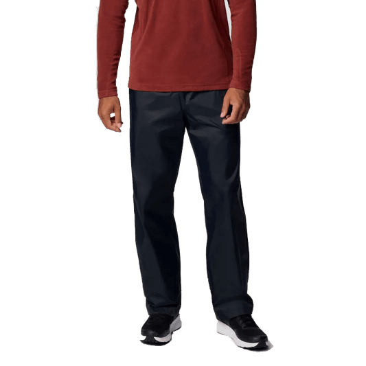 COLUMBIA MEN'S REBEL ROAMER II RAIN PANTS - BLACK FRONT