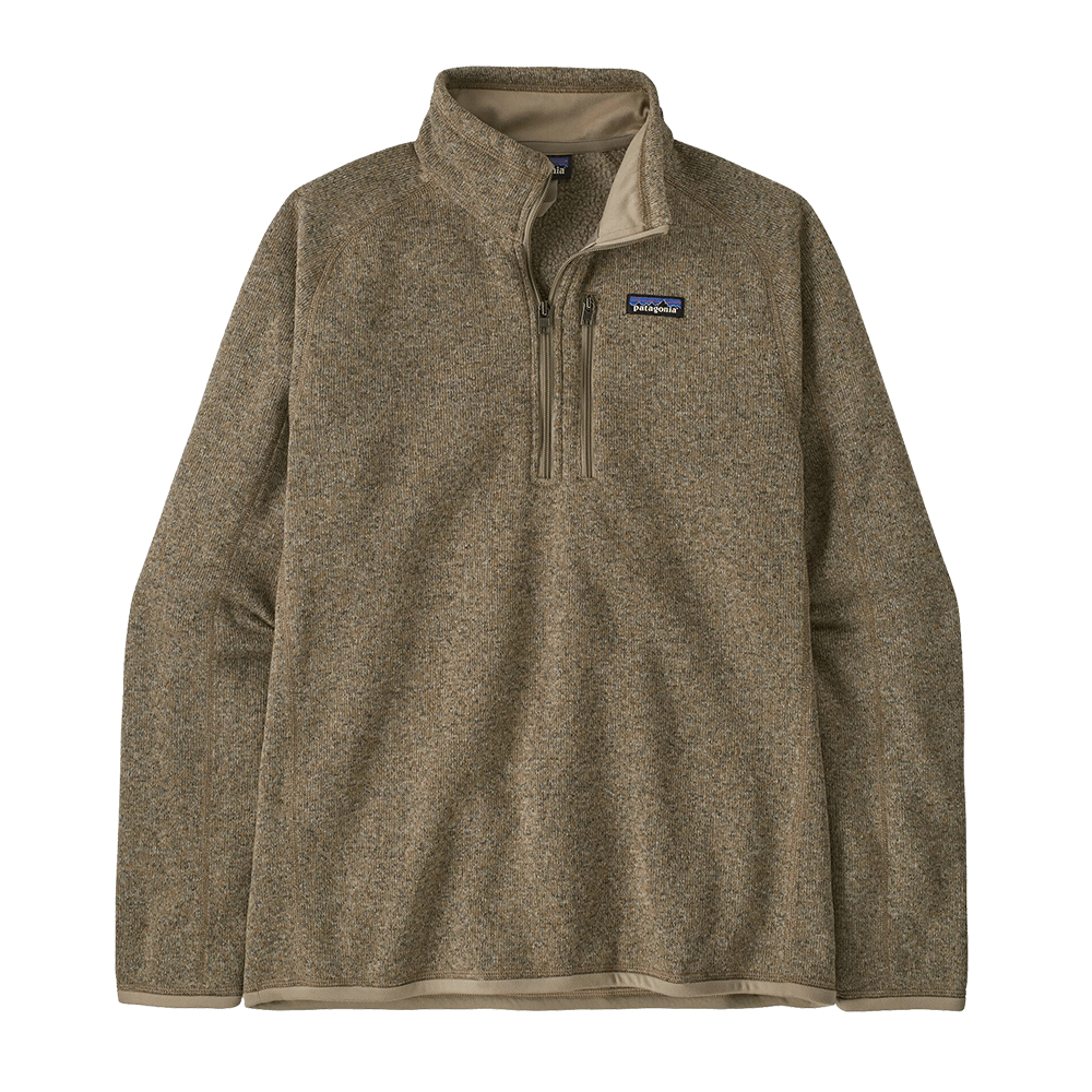 PATAGONIA 7990 MENS BETTER SWEATER 1/4 ZIP - SEABIRD GRY/GRY
Front View