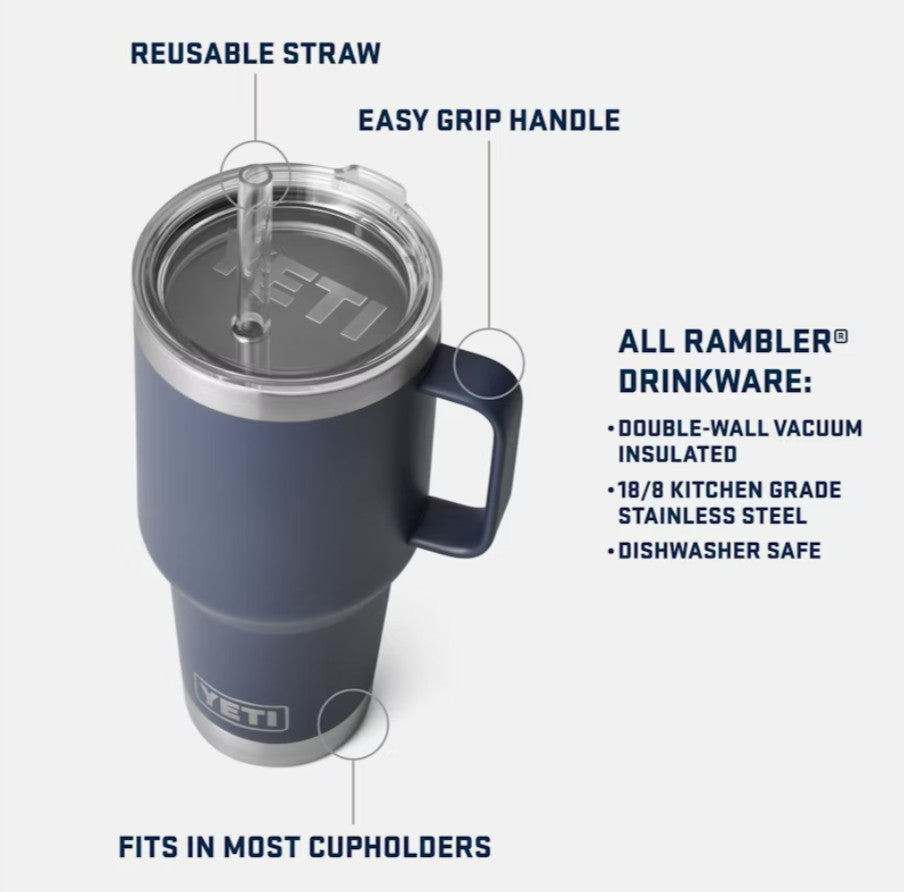 RAMBLER TUMBLER STRAW MUG