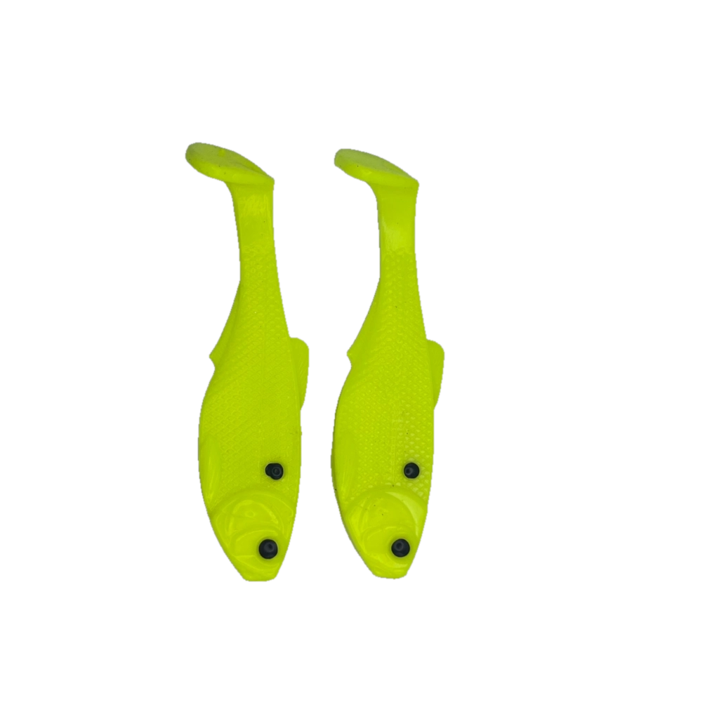 Da Boot Swimbait 5.5" in Chart Juice color
