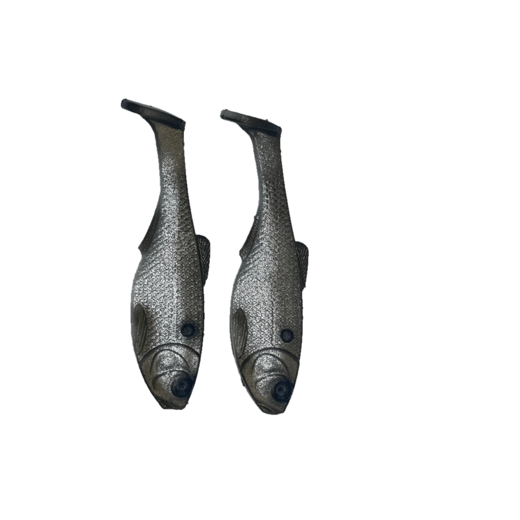 Da Boot Swimbait 5.5" in Mirrored / Smoked Black