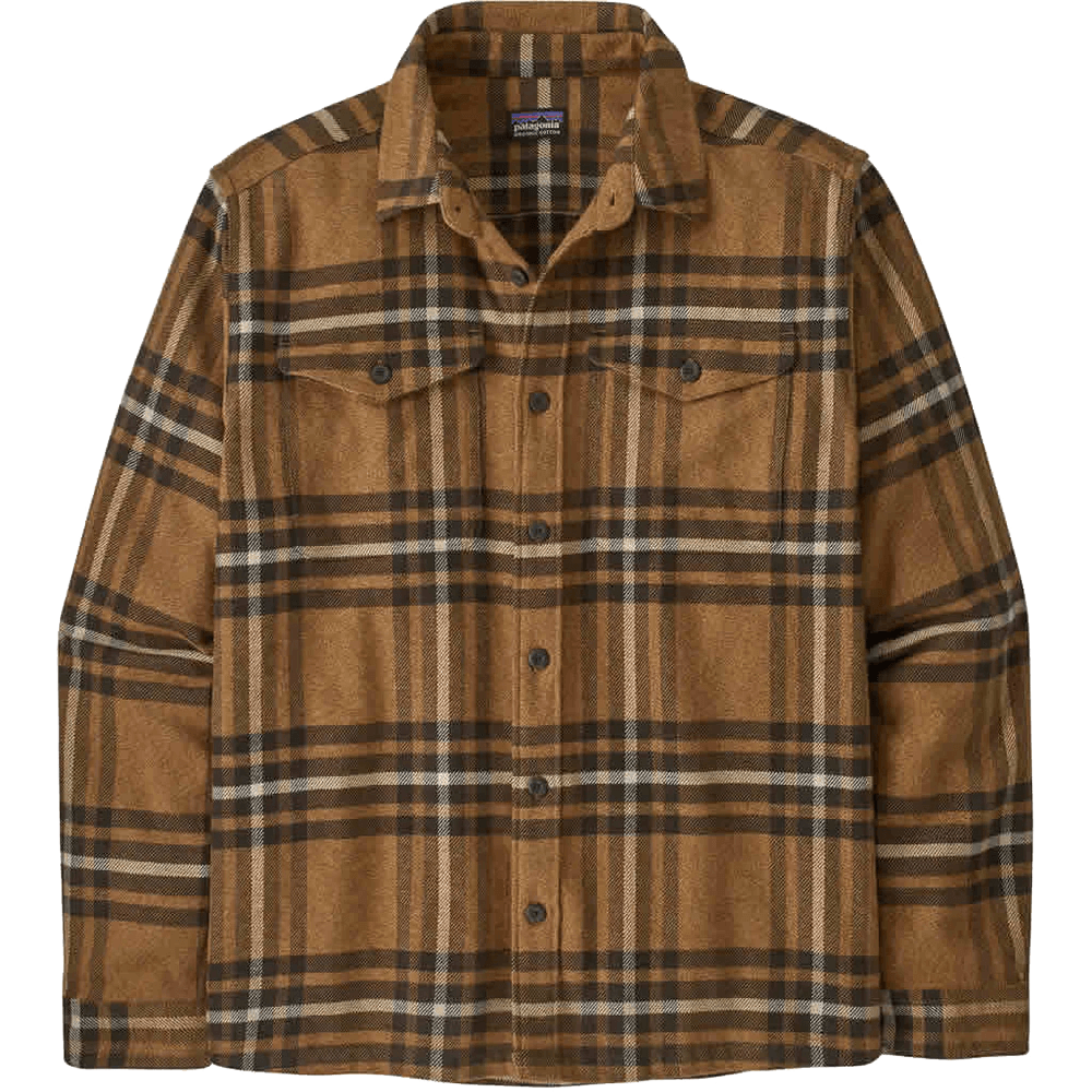 PATAGONIA 7990 MENS FJORD FLANNEL SHIRT - CATCH: DEER BROWN
Front View
