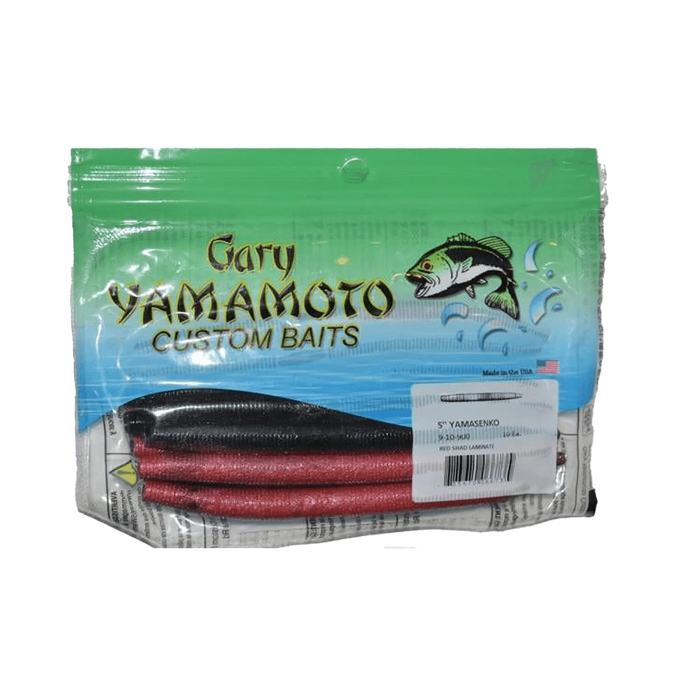 Yamamoto Senko worm 10 Pk Red Shad 5"