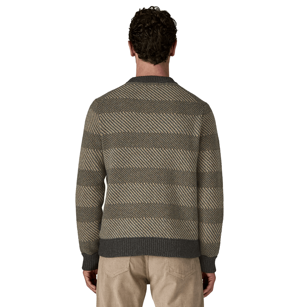 PATAGONIA 7990 RECYCLED WOOL-BLENDER SWEATER - FORGE GREY
Back View