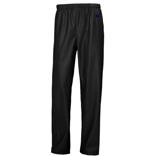 HELLY HANSEN MEN'S MOSS RAIN PANTS - BLACK FRONT