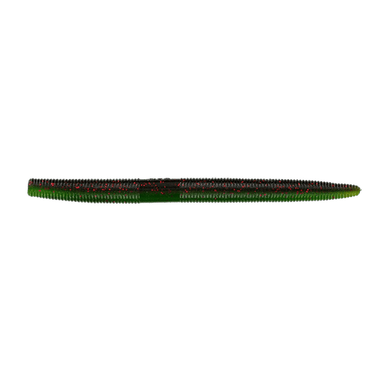 Individual Yamamoto Senko worm Green Pumpkin/Red Flake 5 In