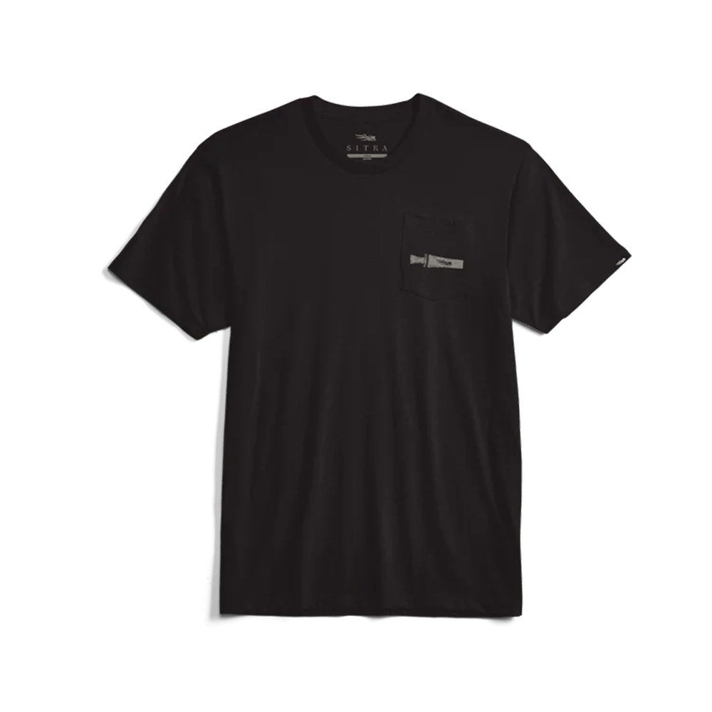 SITKA CALL COLLECTOR POCKET TEE - SITKA BLACK
