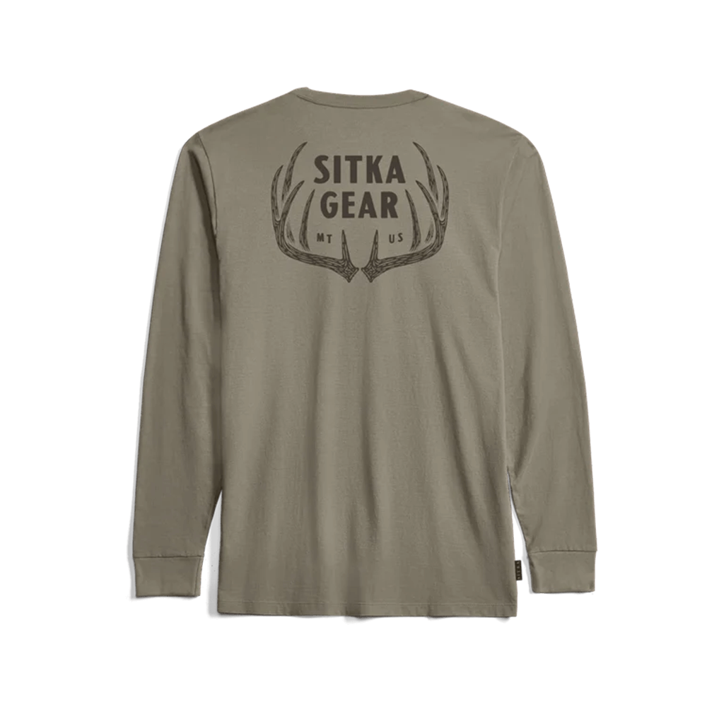 SITKA TYPICAL L/S TEE - OAK - BACKSIDE