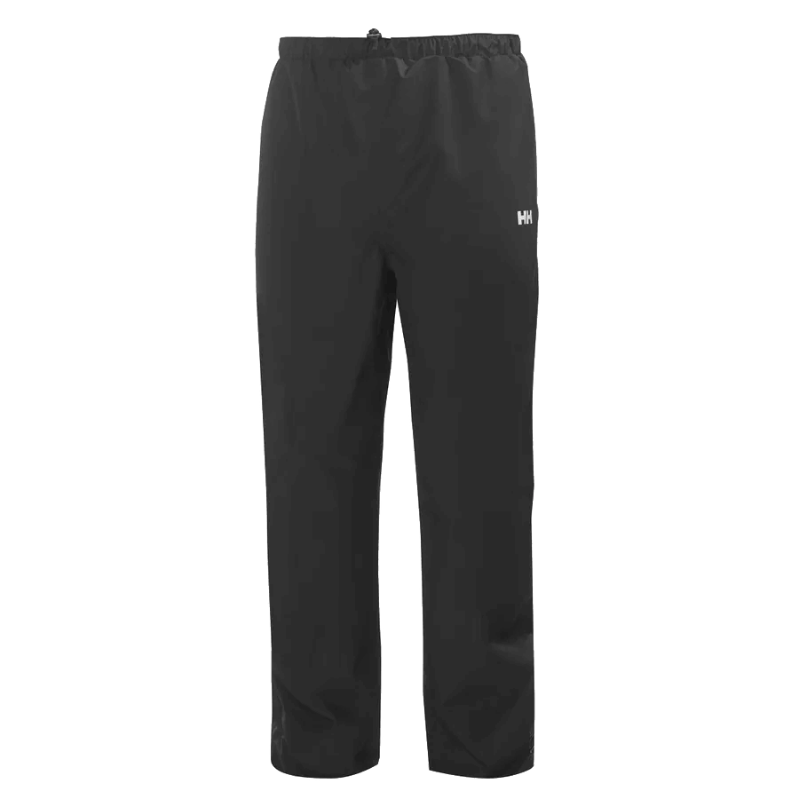 HELLY HANSEN MEN'S SEVEN J RAIN PANTS - BLACK FRONT