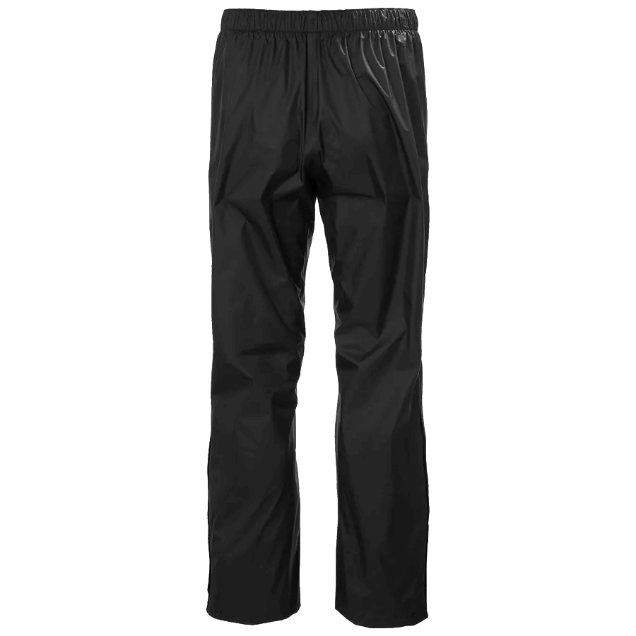 HELLY HANSEN WOMEN'S LOKE RAIN PANTS 2.0 - BLACK BACK