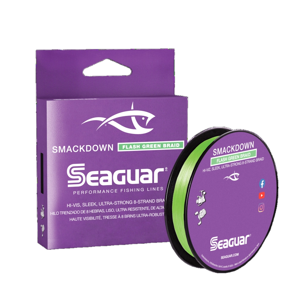 SMACKDOWN FLASH GRN 150YD 40 LBS