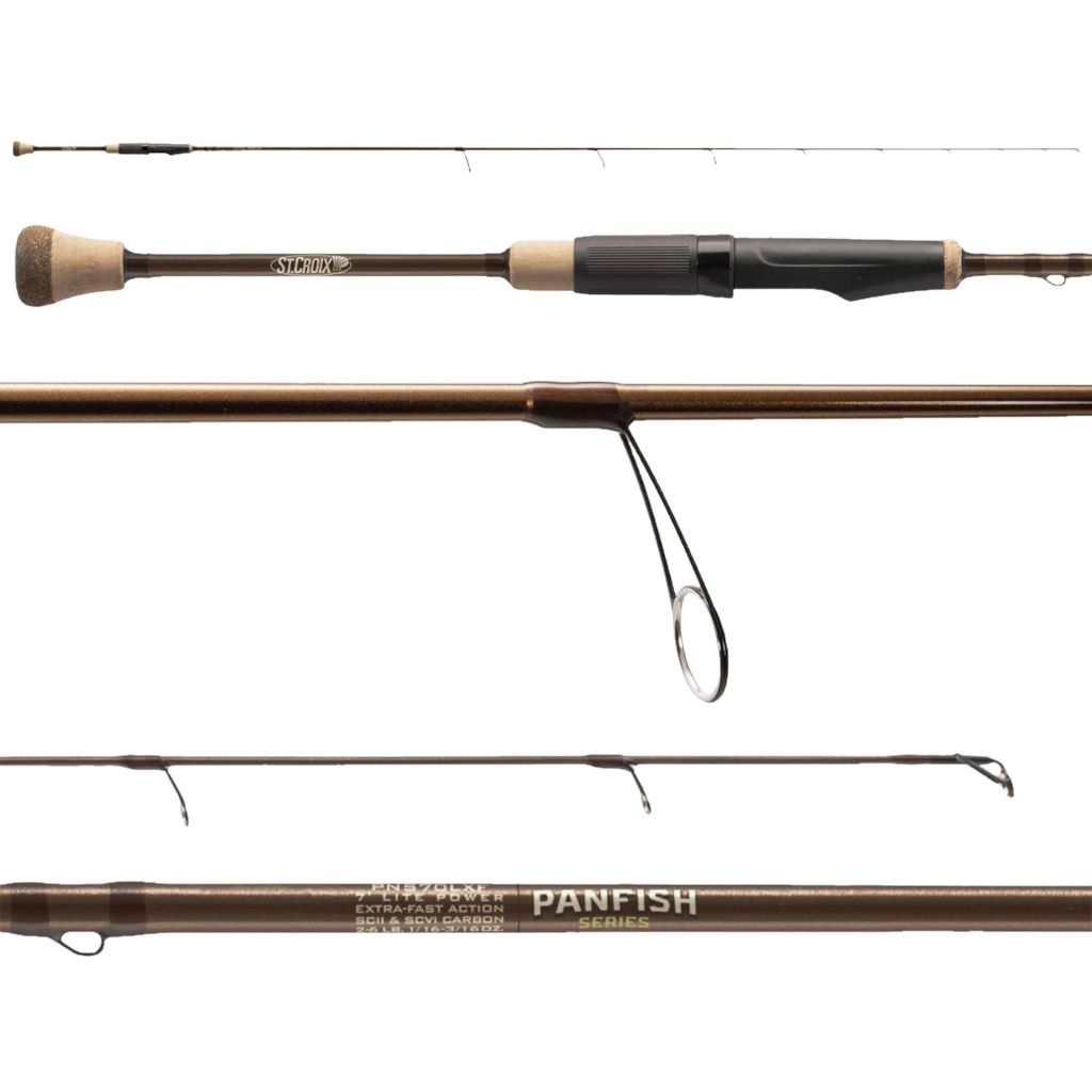 PANFISH SERIES SPINNING ROD 8' L MF 2PC