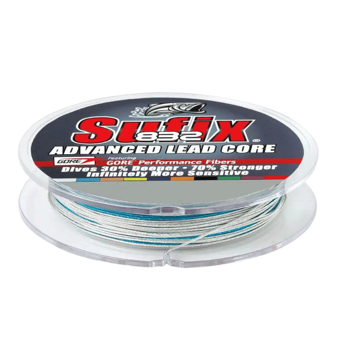 SUFIX 832 METERED LEAD CORE 18LB 100YD FISHING LINE