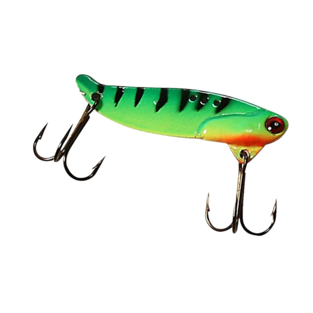 BLADE BAIT 1/2OZ Glow Green Tiger
