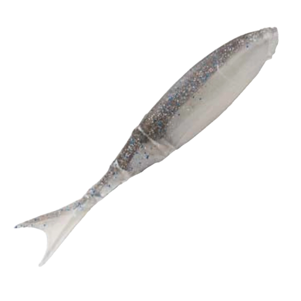 ELAZTECH RAZOR SHADZ SEGMNT SMOKY SHAD 4.5IN