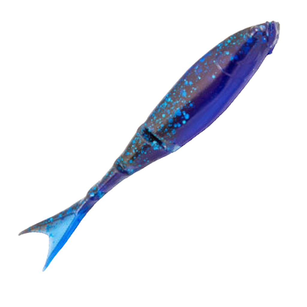 ELAZTECH RAZOR SHADZ SEGMNT BLACK/BLUE LAMINATE 4.5IN