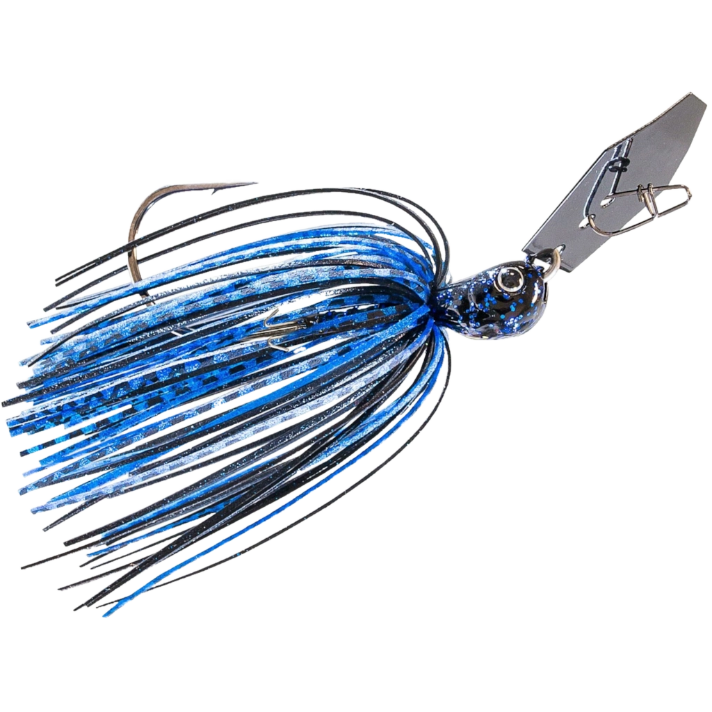 CHATTERBAIT JACKHAMMER BLACK/BLUE 1/2OZ