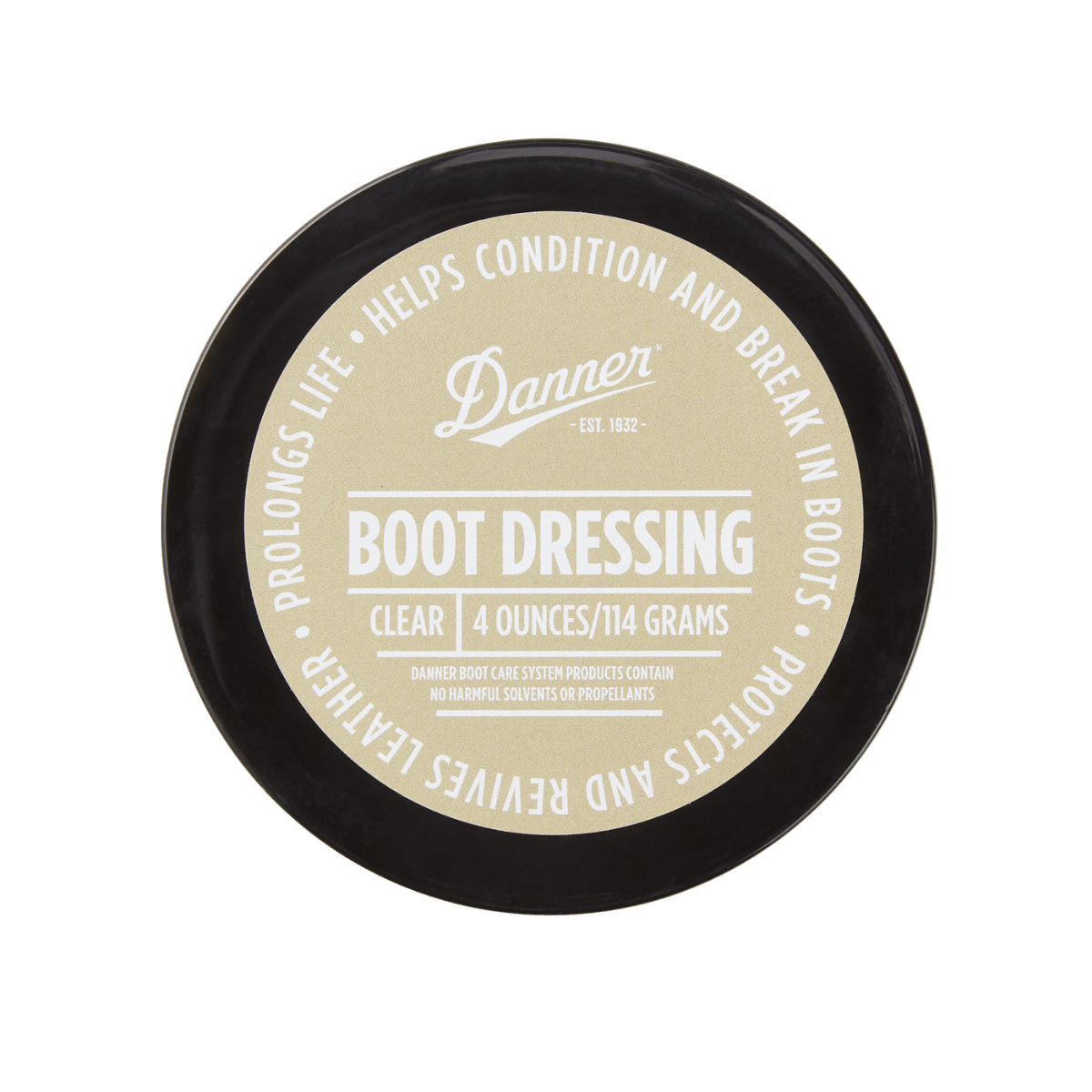 DANNER BOOT DRESSING FULL GRAIN LEATHER 4OZ CLEAR