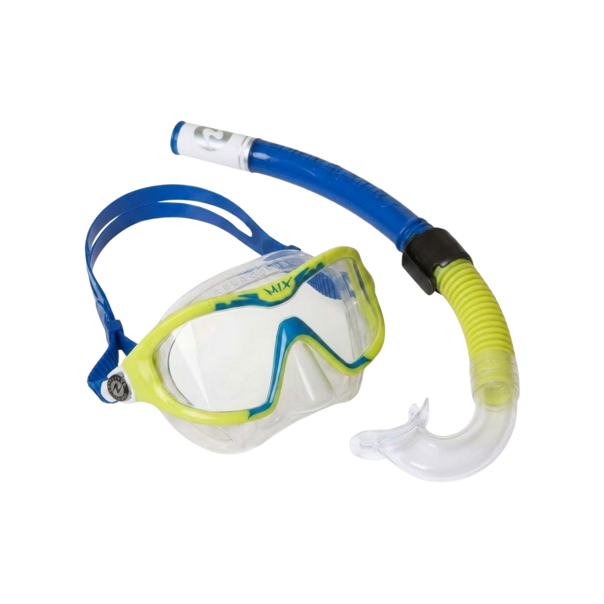 AQUA LUNG YOUTH GOGGLES/SWIM MASK YELLOW GREEN BLUE