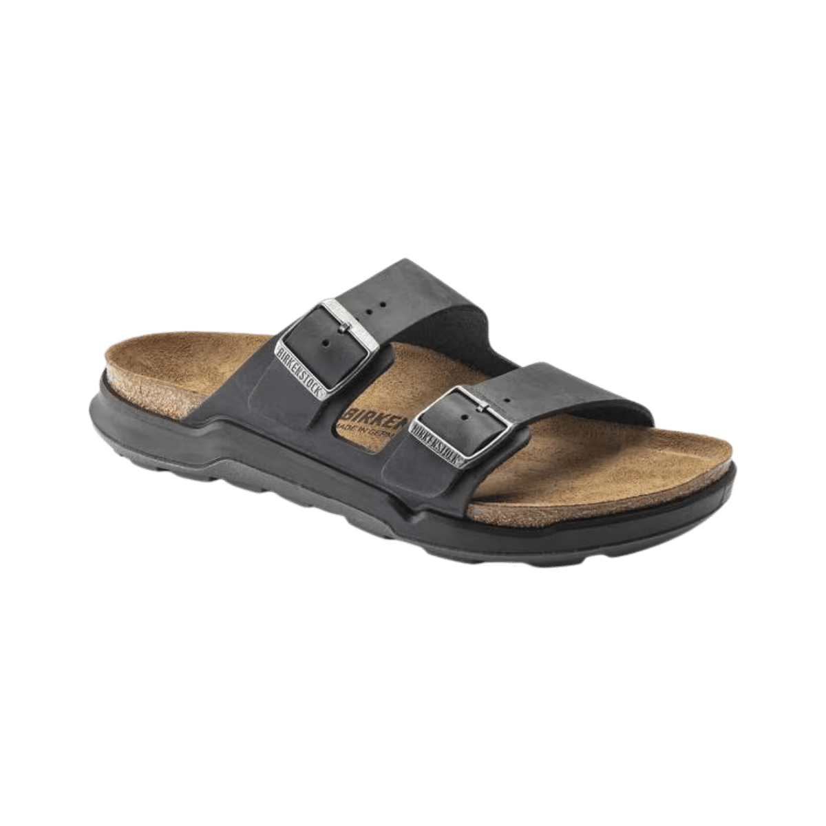 BIRKENSTOCK ARIZONA CROSS TOWN - REGULAR - ARTIC OLD BLACK - SIDE VIEW
