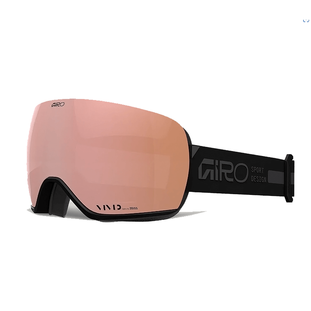ARTICLE II GOGGLE BLACK RAILS ROSE GOLD
