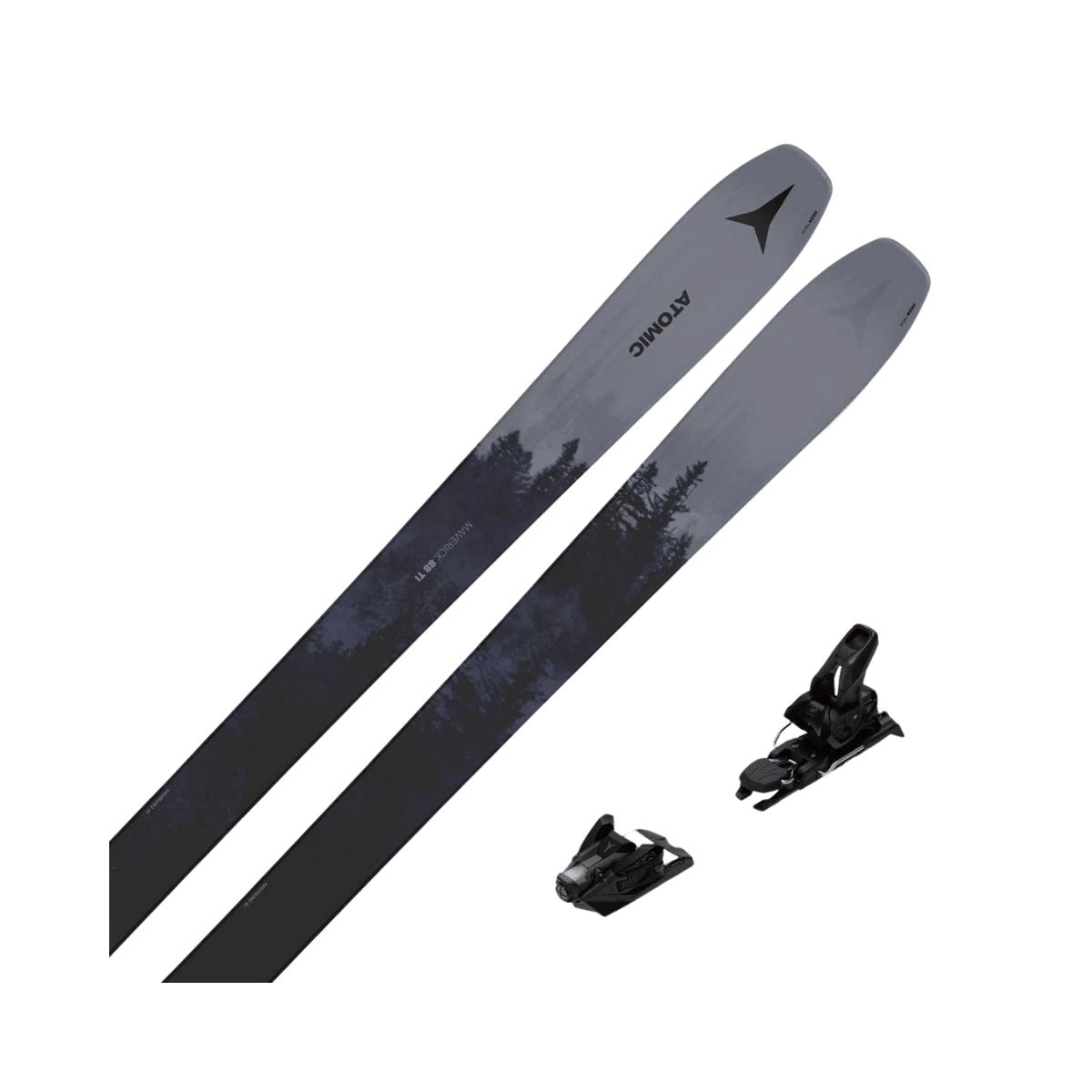 ATOMIC MAVERICK 88 TI FLAT SKI 2003 2004 IMAGE