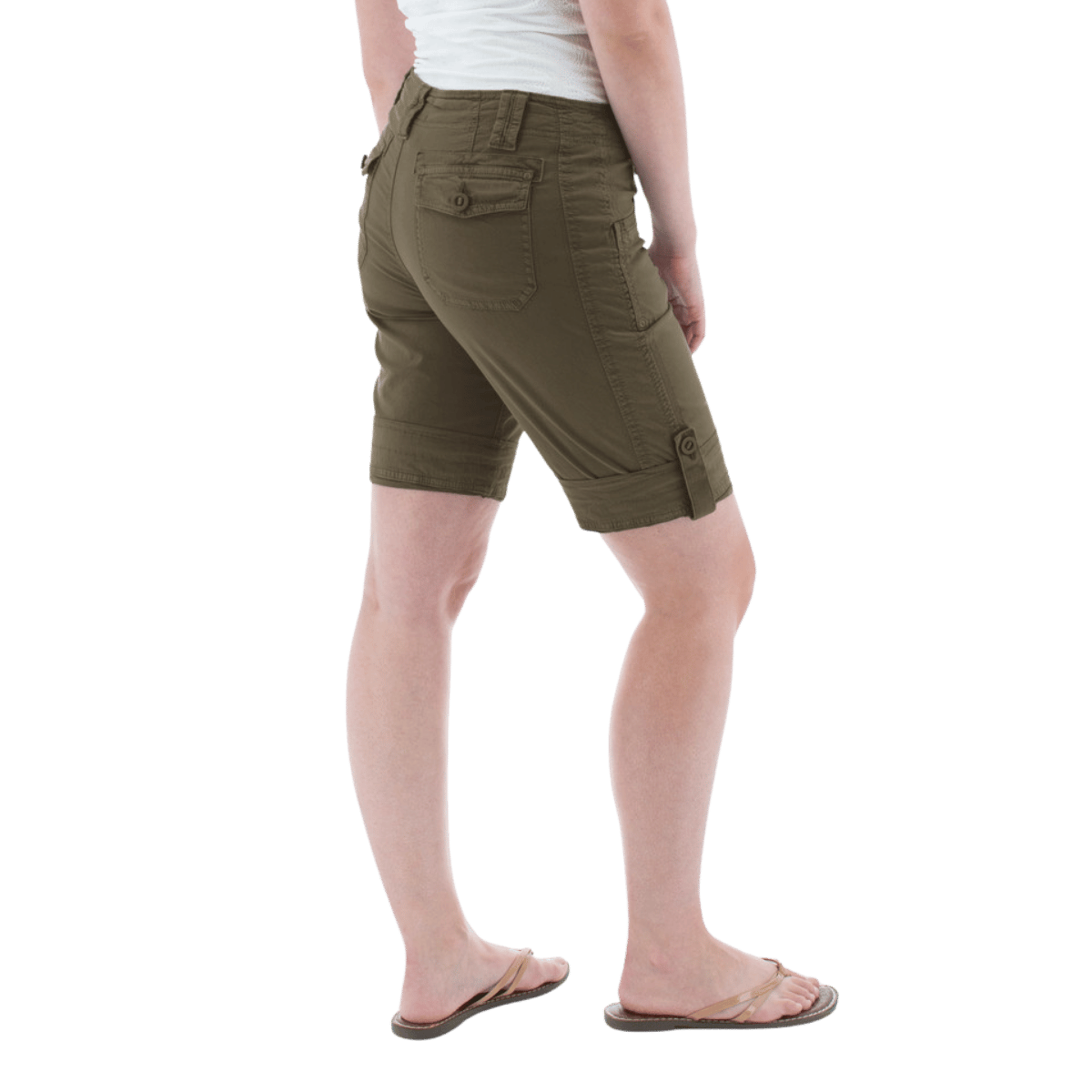 AVENTURA ARDEN ROLL-UP ORGANIC SHORT WOMENS - GRAPE LEAF_SIDE ANGLE2