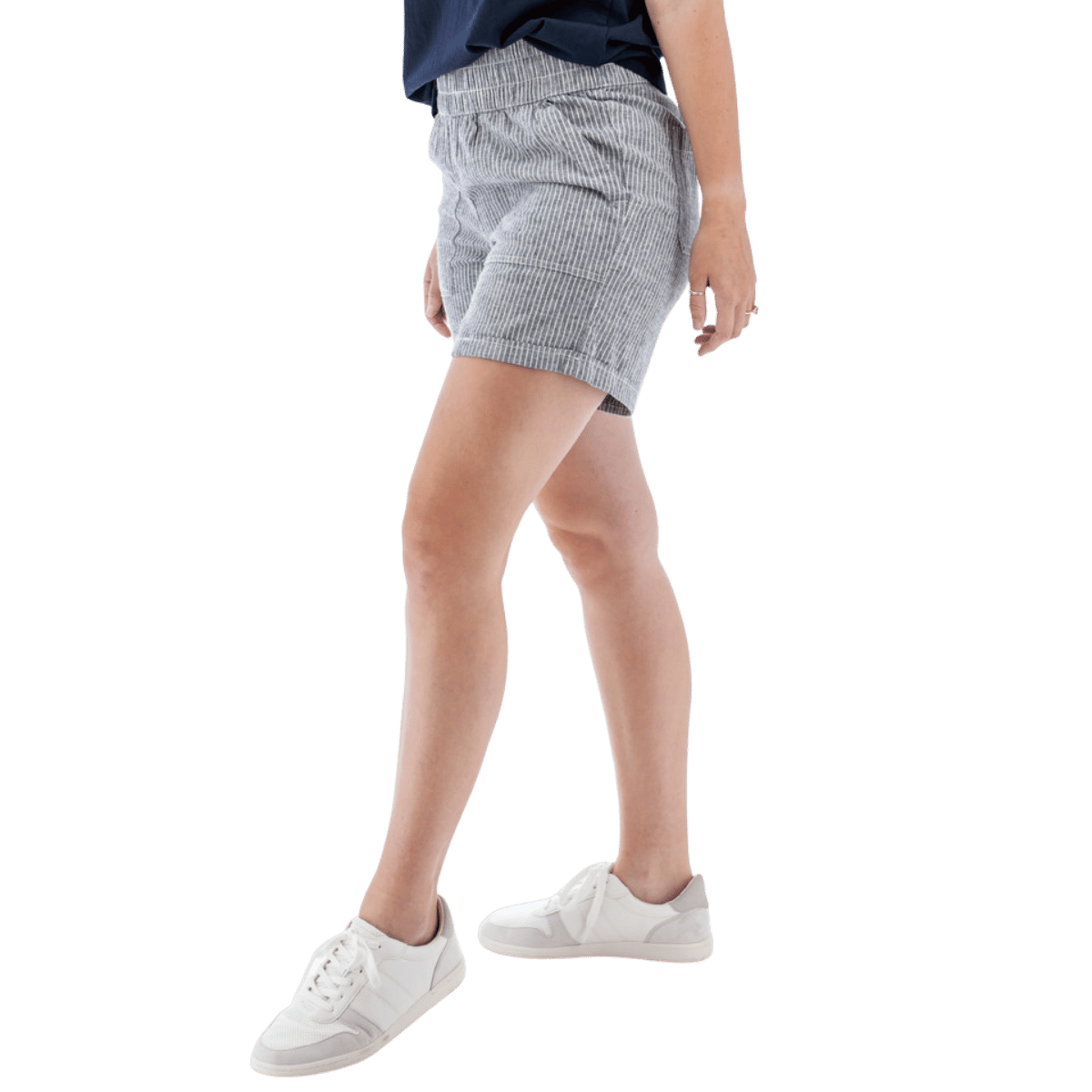 AVENTURA BREEZY PULL-ON SHORT - DARK NAVY_SIDE ANGLE