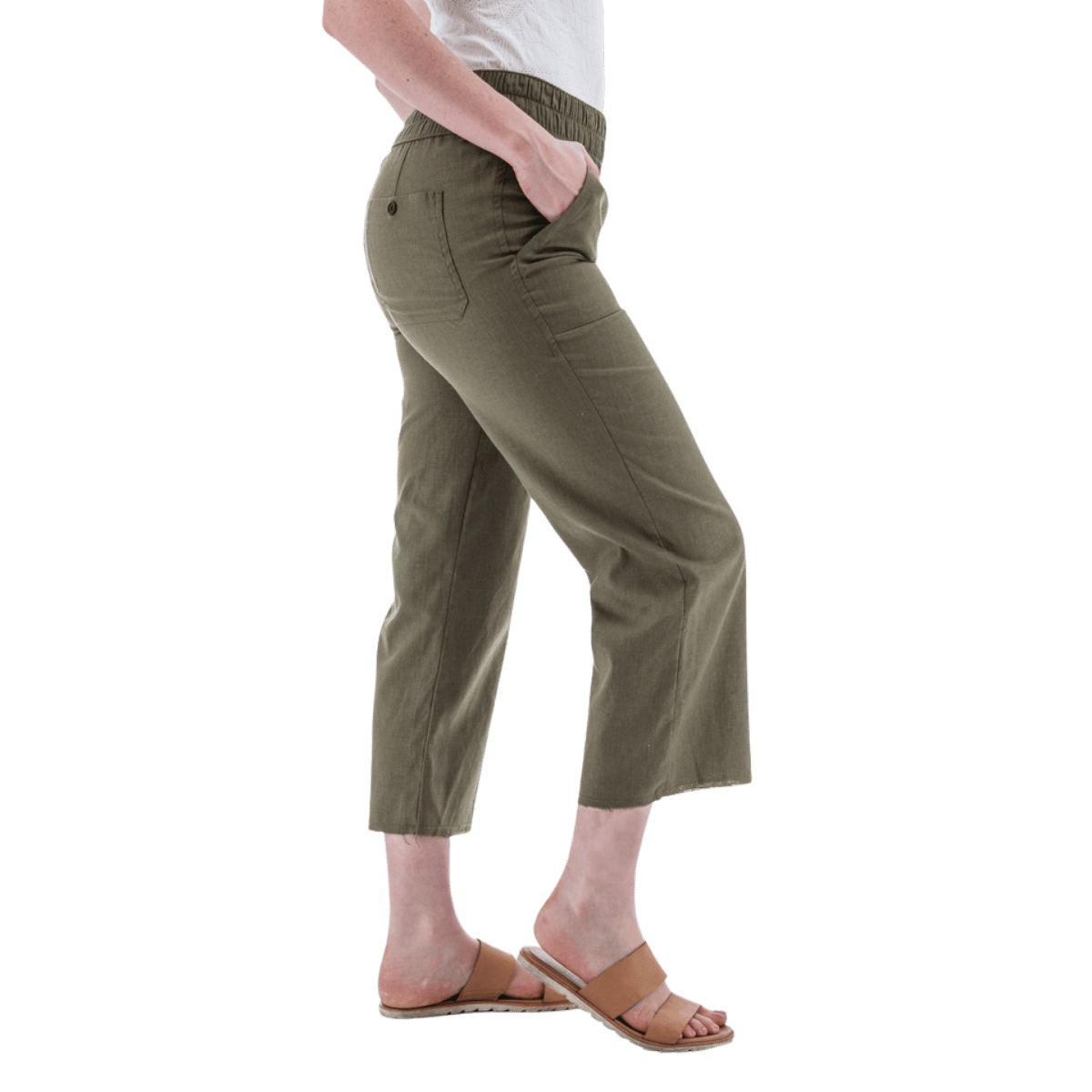 AVENTURA TEMPLE PULL-ON CROP PANTS WOMENS - GRAPE LEAF_SIDE ANGLE