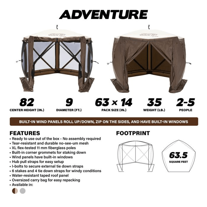 ADVENTURE SCREEN TENT