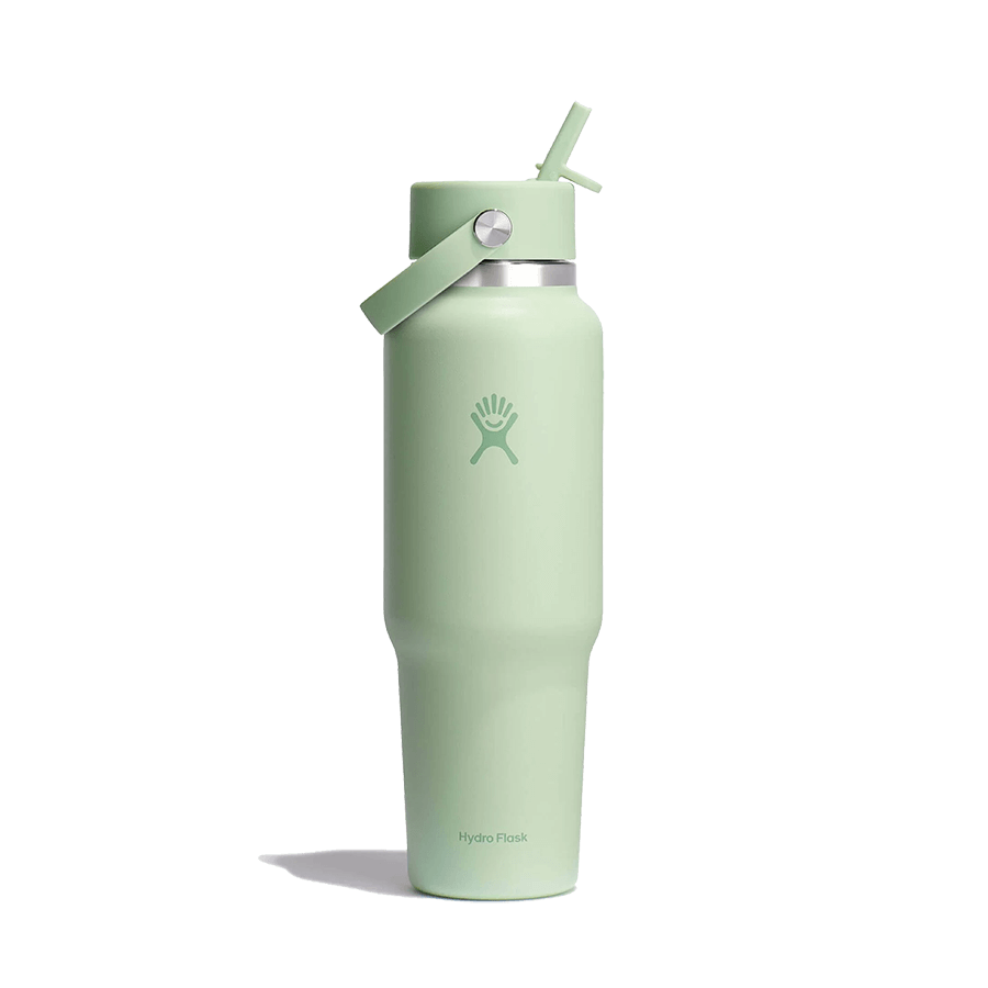 HYDRO FLASK WIDE MOUTH TRAVEL BOTTLE WITH FLEX STRAW 40OZ
