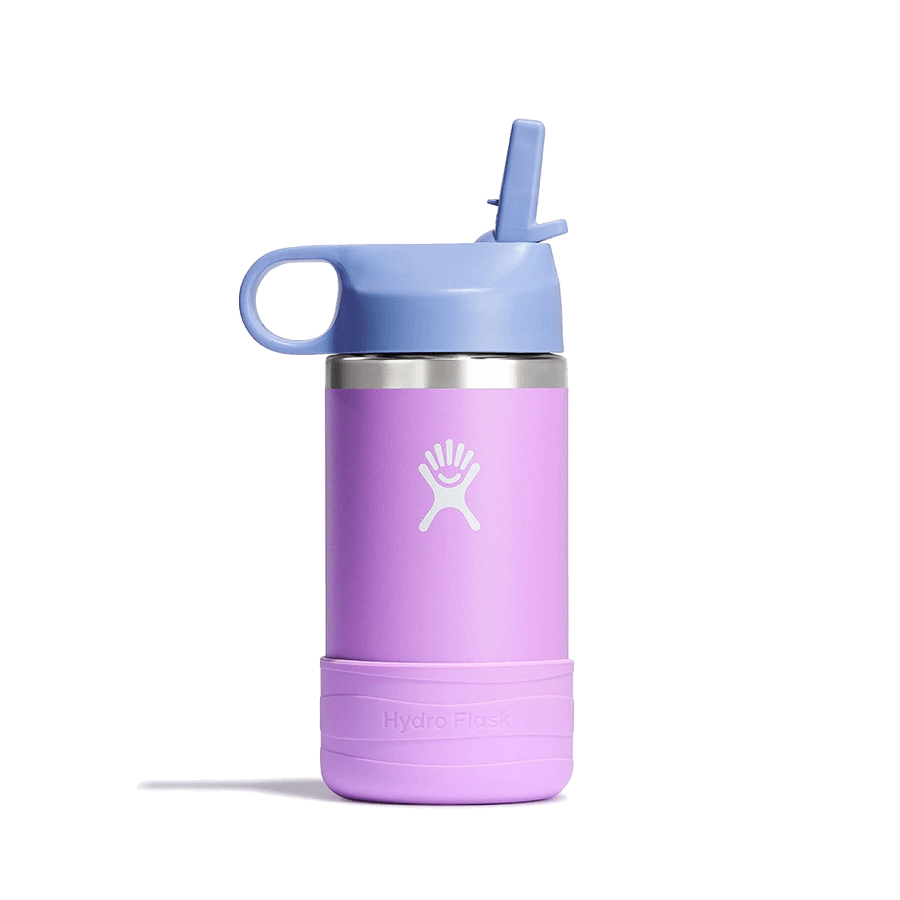 HYDRO FLASK 12OZ KIDS WIDE MOUTH BOTTLE WITH STRAW CAP ANEMONE