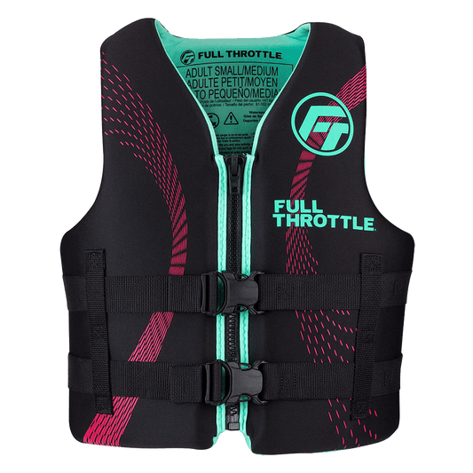 FULL THROTTLE ADULT RAPID-DRY LIFE JACKET AQUA