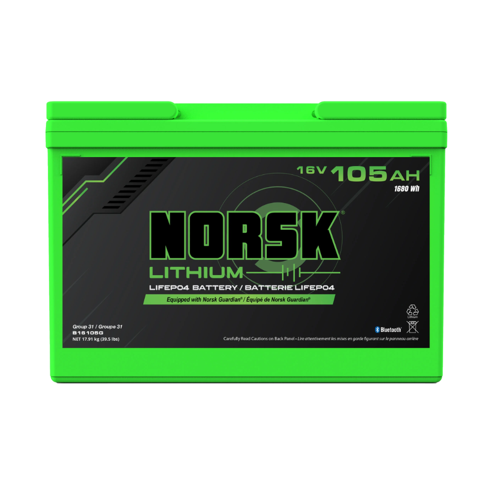 16V 105AH LITHIUM DEEP CYCLE BATTERY