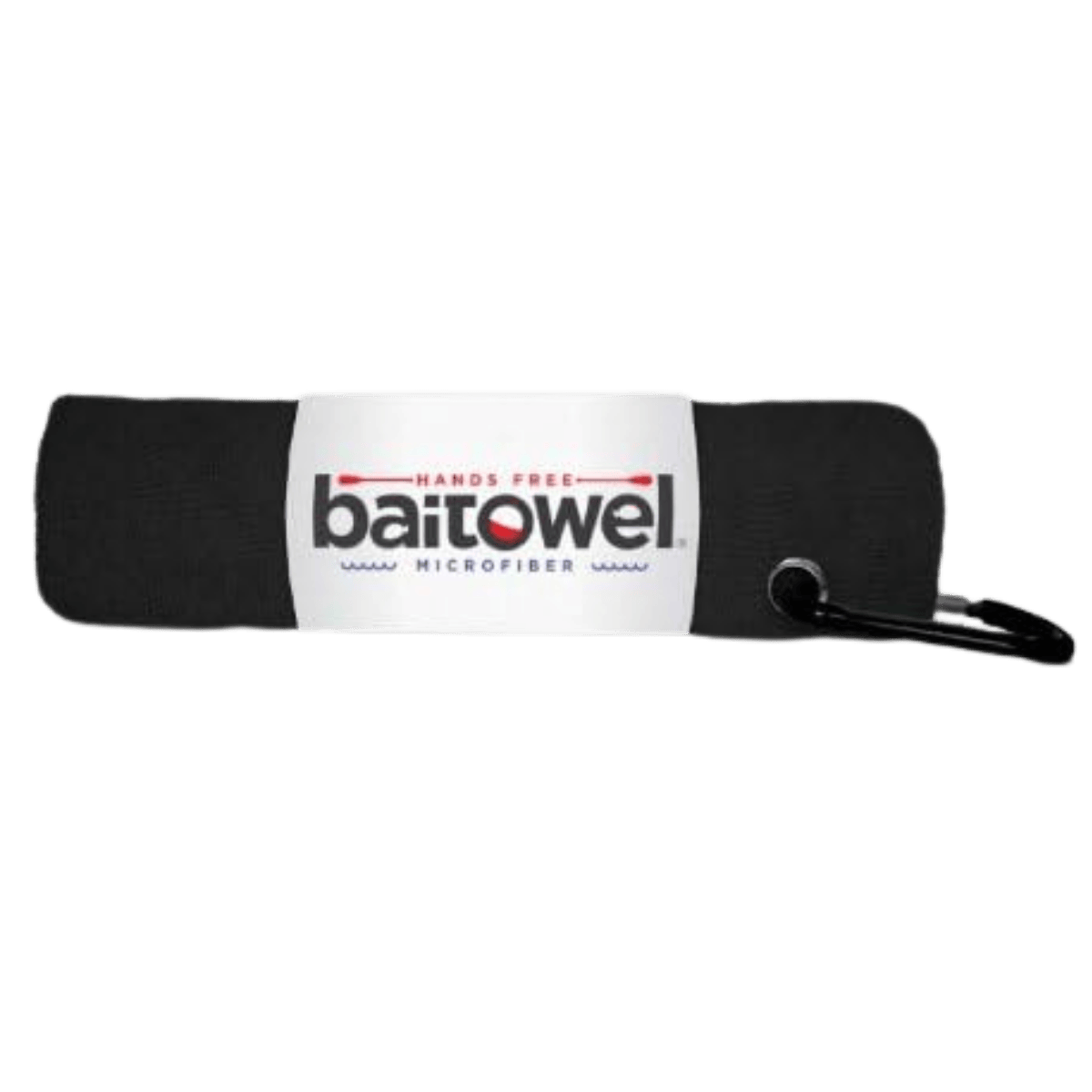 BAITOWEL CLIP WIPE BAIT TOWEL - MIDNIGHT BLACK