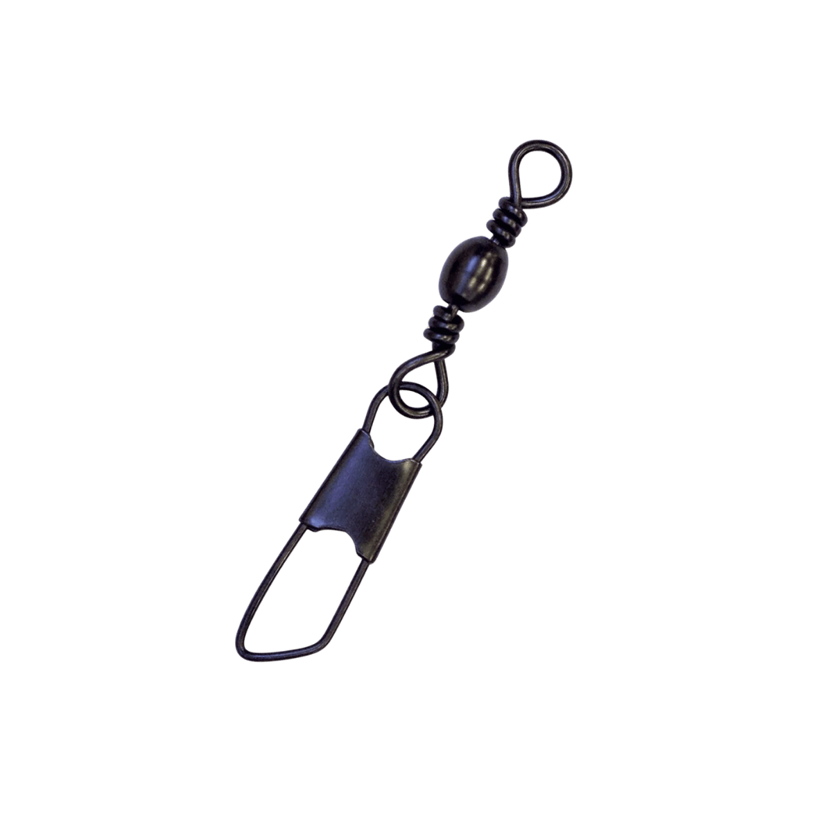 EAGLECLAW BARREL SWIVELS WITH SAFETY SNAP 6PK BLACK SIZE 7
