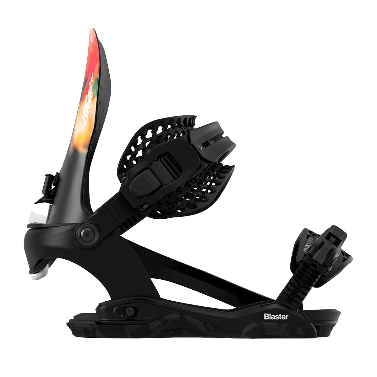 BATALEON BLASTER PRO ASYMWRAP FASE X TOR SNOWBOARD BINDINGS 2025 SIDE PROFILE
