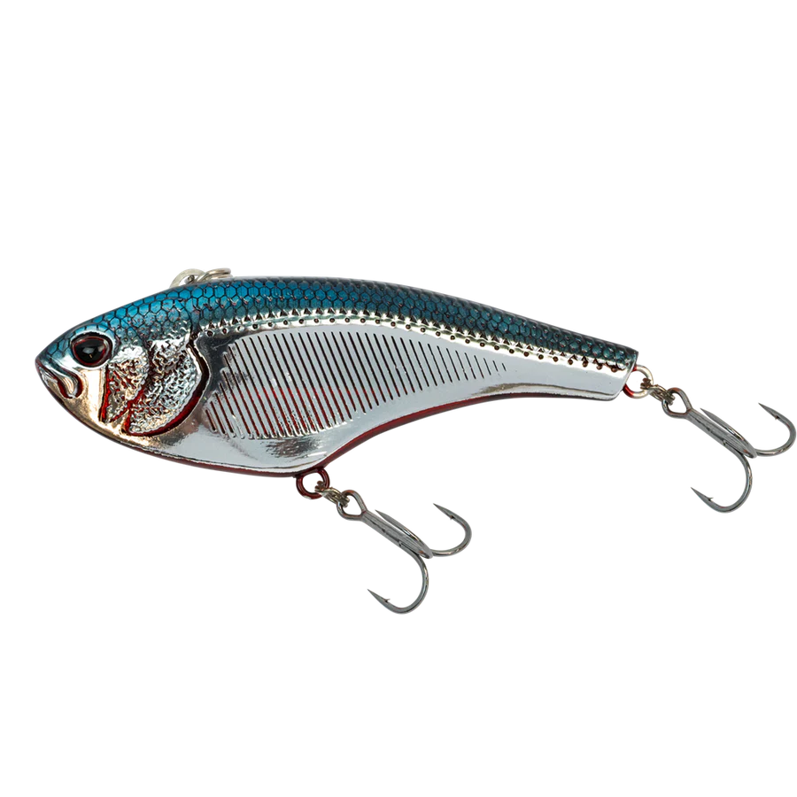 Swimtrex 72 Lipless Crankbait 3/4oz - Blue Back Chrome