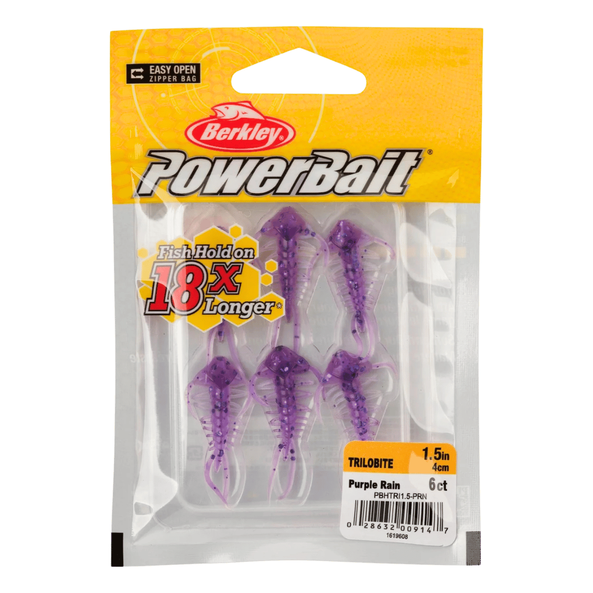 BERKLEY POWERBAIT TRILOBITE – 1.5IN ULTRALIGHT SOFT BAIT-PACKAGING