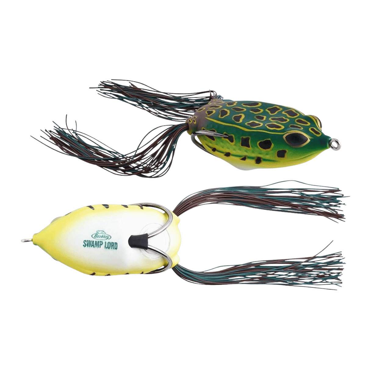 BERKLEY SWAMP LORD HOLLOW BODY FROG – TOPWATER FROG LURE - VOODOO BLACK